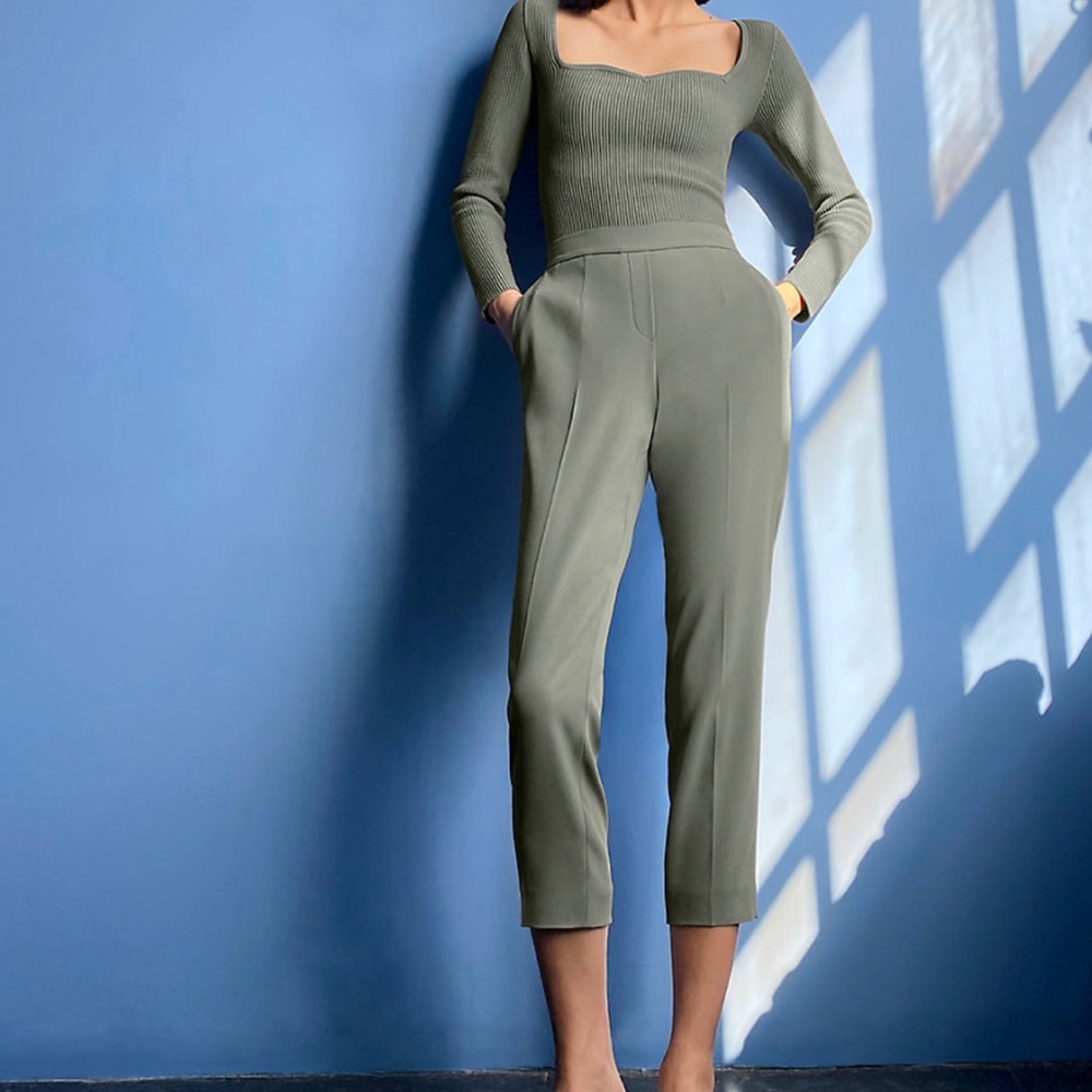 Conan Babaton Aritzia dress pantolive leaf green